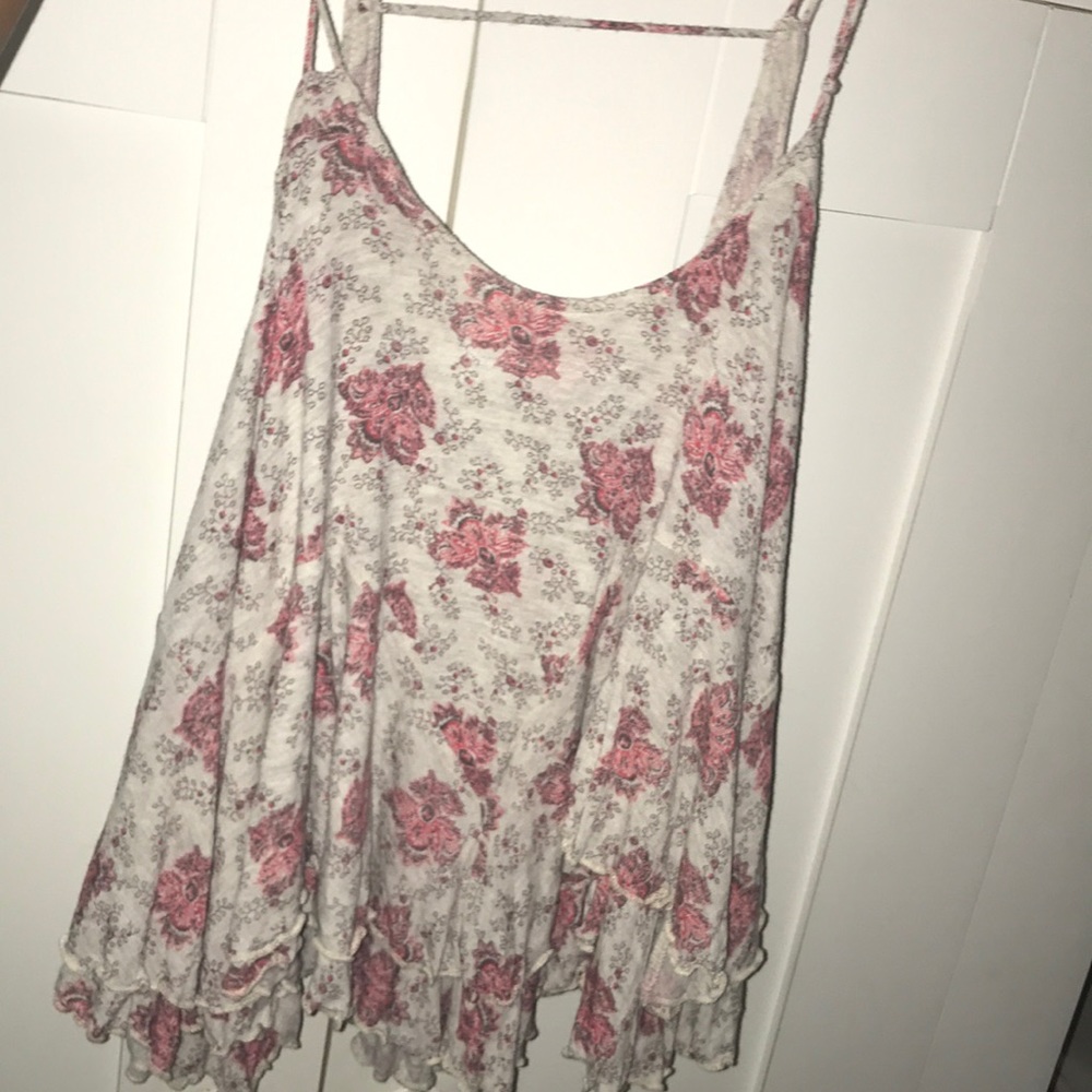 FLORAL FREE PEOPLE TOP